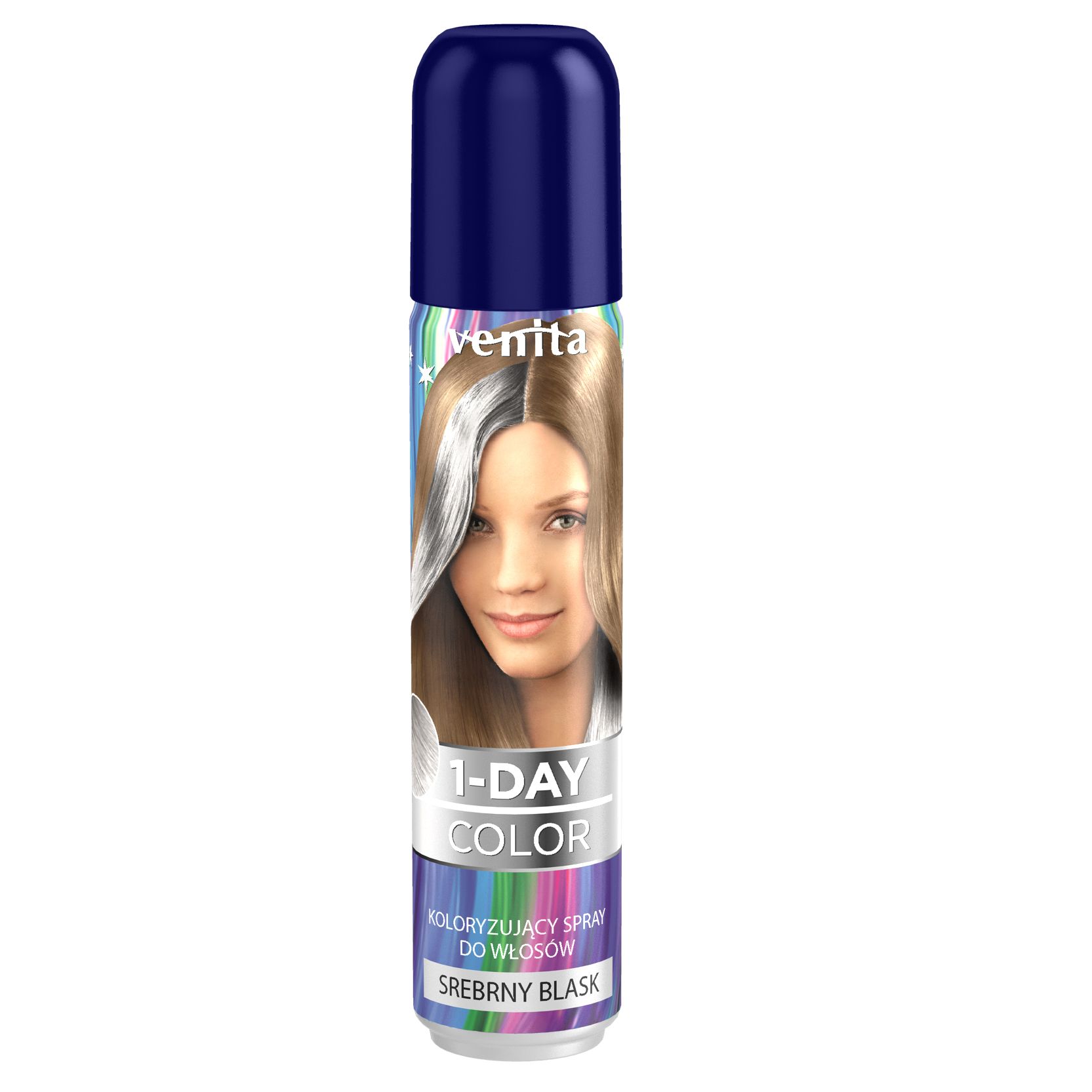 VENITA 1-DAY COLOR თმის საღებავი ვერცხლისფერი - 50 ml